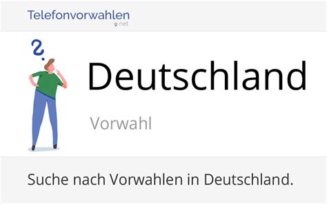 Telefonvorwahlen: Vorwahlen Suche für Deutschland